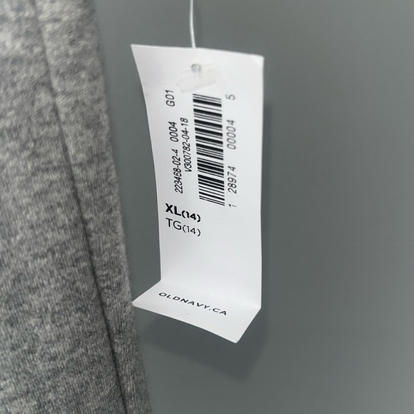 Older Kids Grey Old Navy Stretch Leggings - Picture 2 of 9